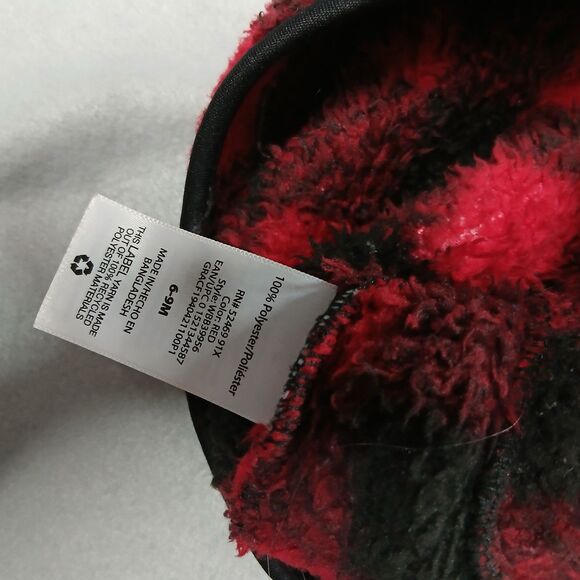 Wonder Nation Fleece Bear Hoodie Jacket Full Zip Plaid Pockets Infant Baby 6-9M - Picture 6 of 6